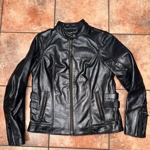 Harley-Davidson® Layering System Cafe Racer Leather Jacket 98019-23VW, Women's M